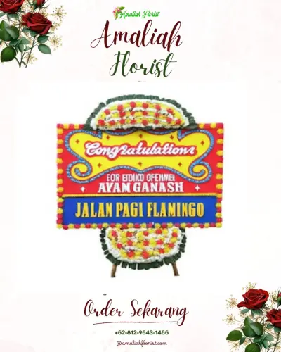 Bunga Papan Congratulation di Pasangan